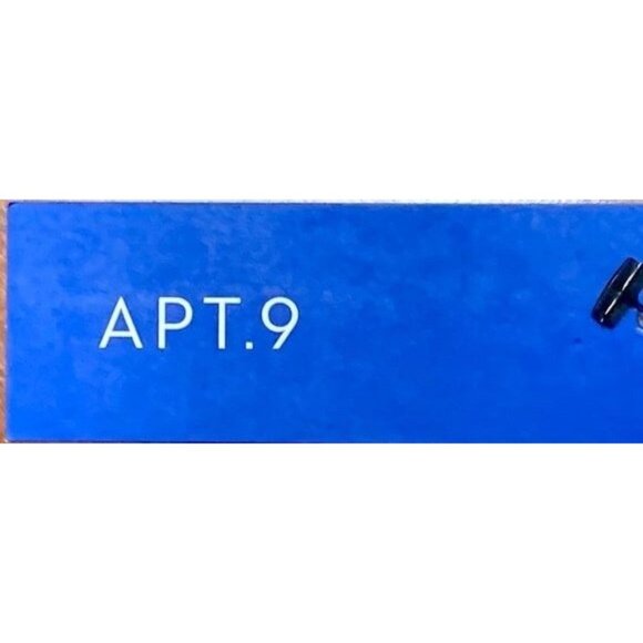 Apt 9 Intimates LG Blue Floral V Neck Tunic Top Lounge Glam Relaxed Boho Drape - Picture 10 of 11